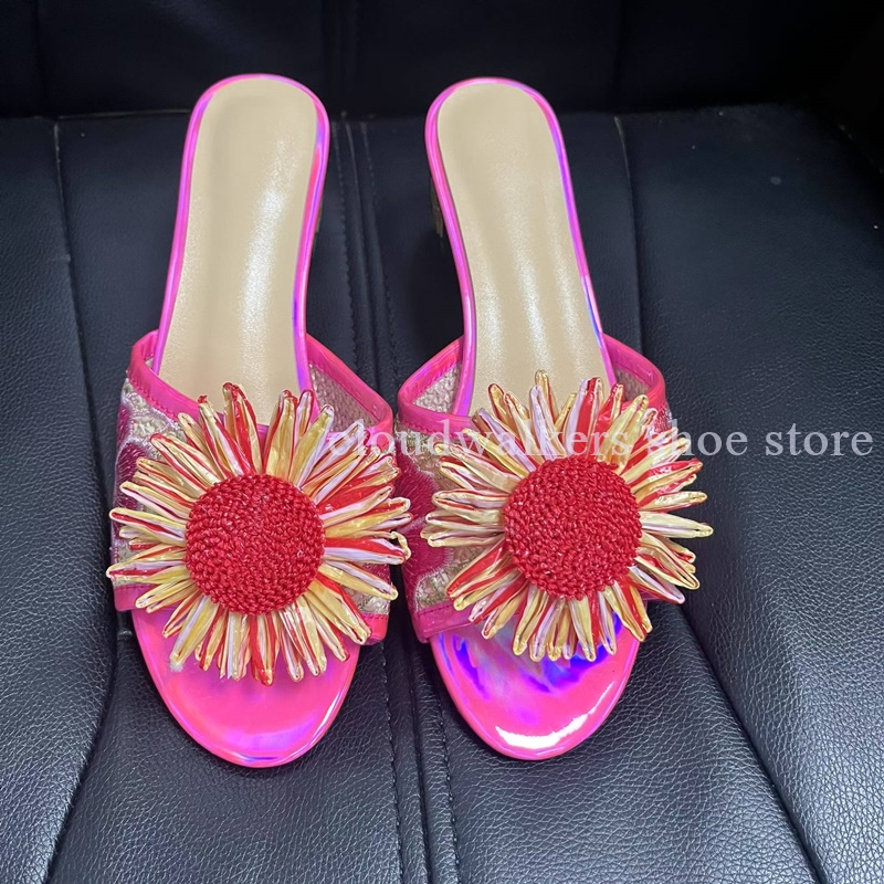 Embroidery Design Free - Iridescent Embroidery Upper Sunflower Embellished Summer
