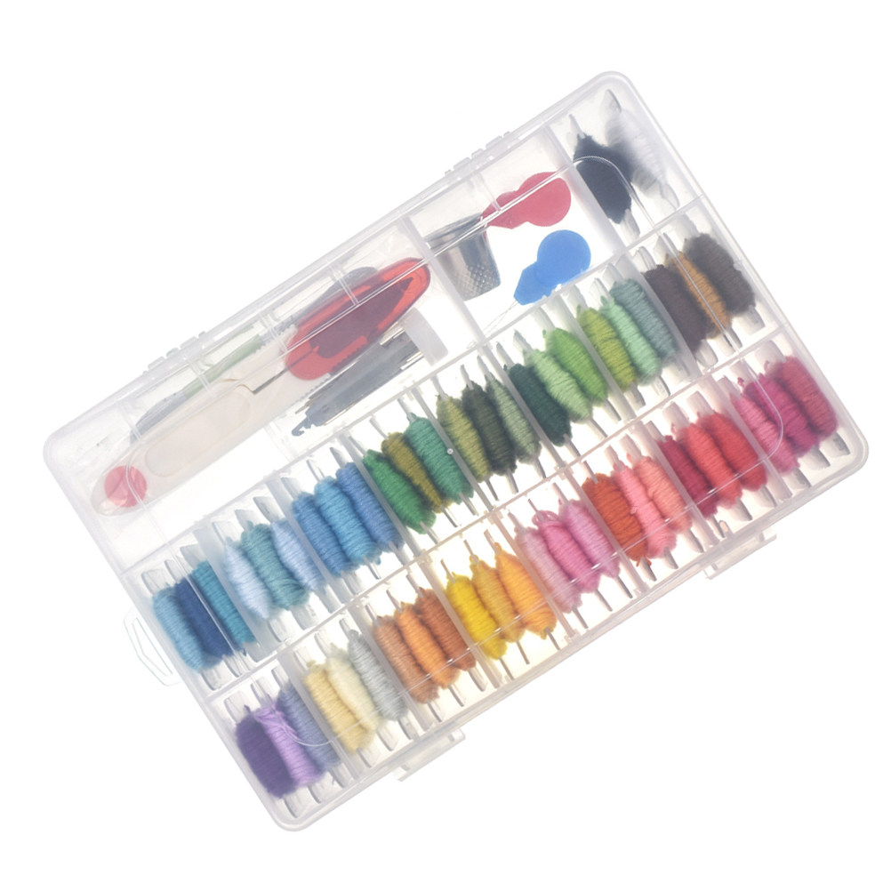 Embroidery Pattern - 50 Assorted Embroidery Kit Supplies Beginner