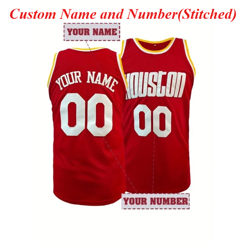 Embroidery Jersey - Customized Name and Number Basketball Jersey,