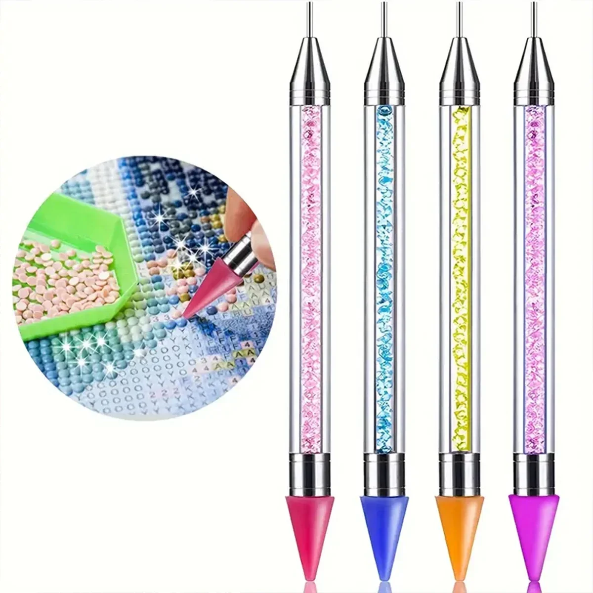 Embroidery Art - Waxless Diamond Painting Tool, Double Tip