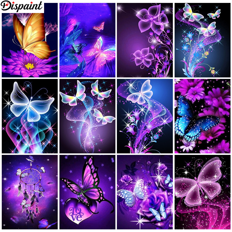 Embroidery Cross Stitch Patterns - Dispaint Rhinestone Painting Crystal Decor Diy