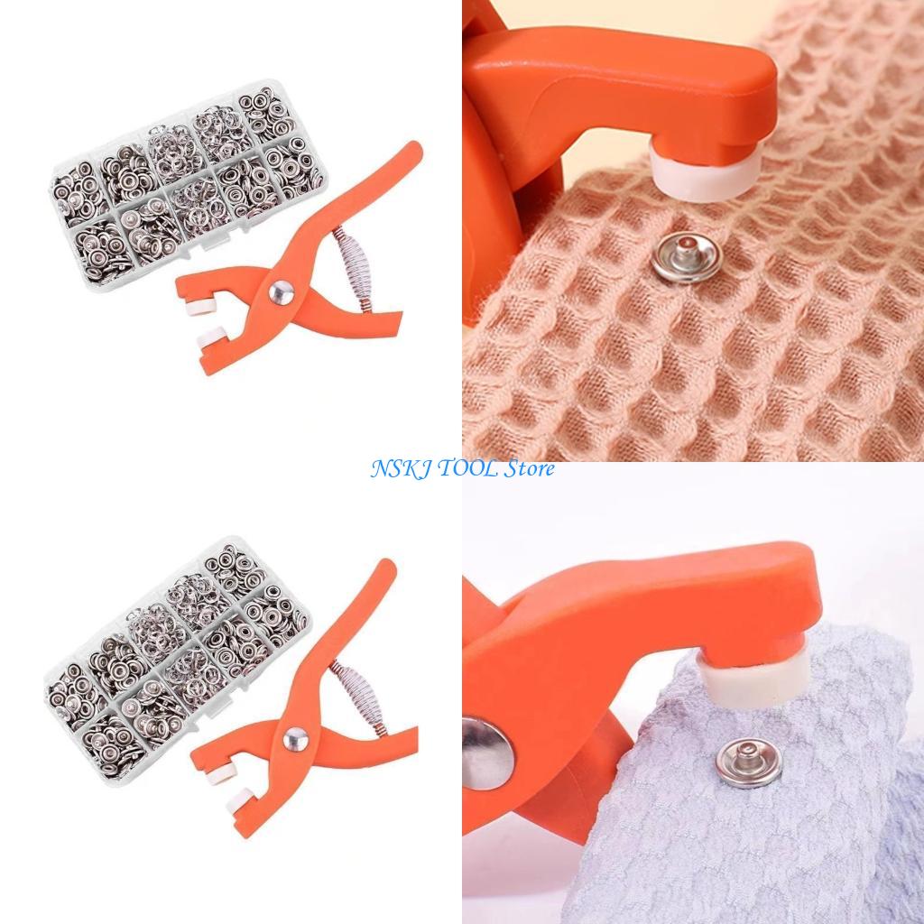 Embroidery Operator - L8RC Metal Button Press Set With