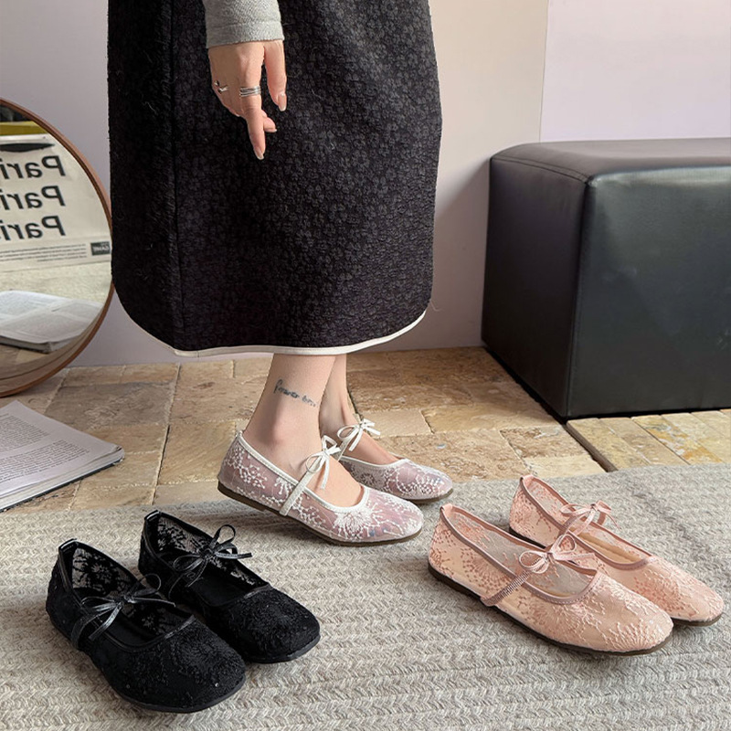 Women's Gentle Ballet Flat Sho - Embroidery Shoes 评论和价格