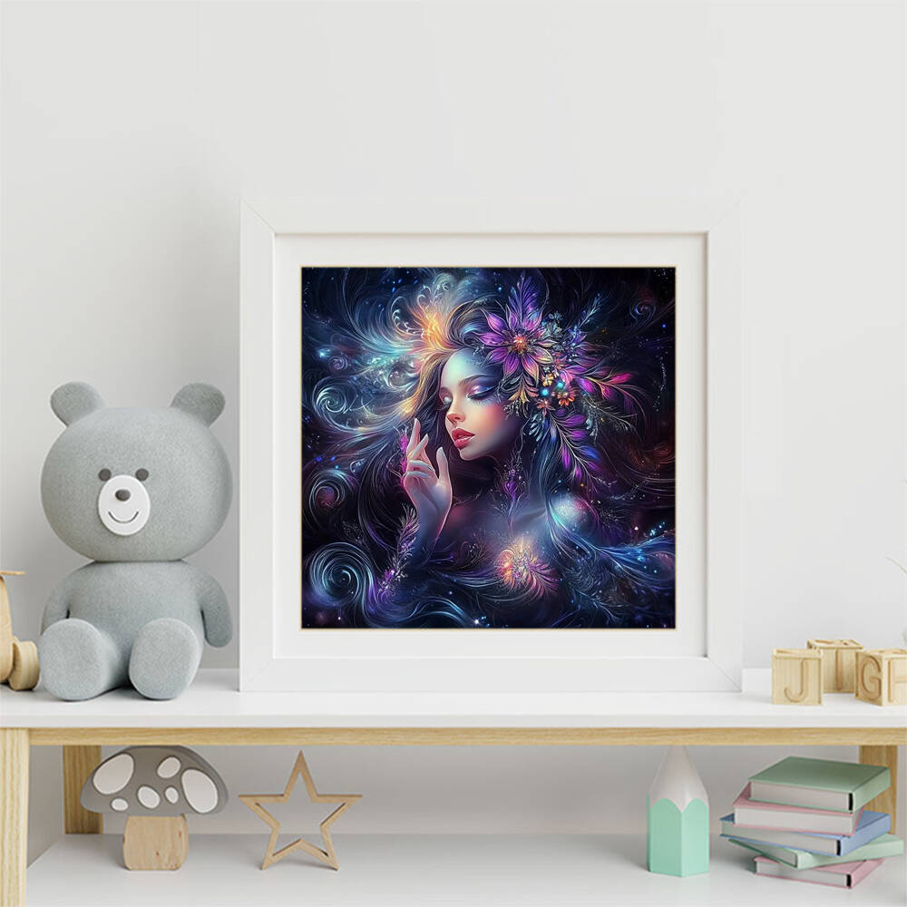 DIY Diamond Painting Woman Por - Embroidery Pattern 评论和价格