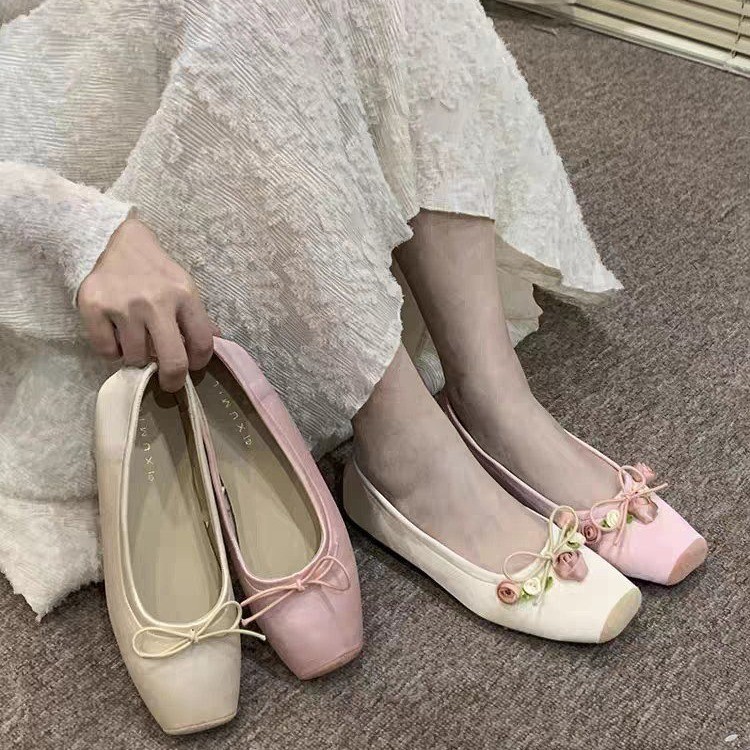 Women Flats Bow Marie Janes Sh - Embroidery Design Free 评论和价格