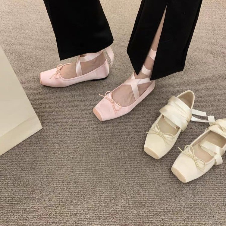 Women Flats Bow Marie Janes Sh - Embroidery Design Free 评论和价格