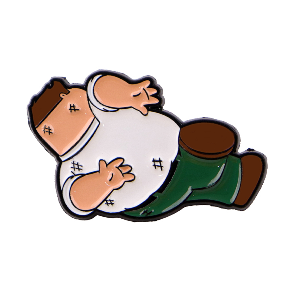 Funny Figure Enamel Pin Cartoo - Embroidery Illustration 评论和价格