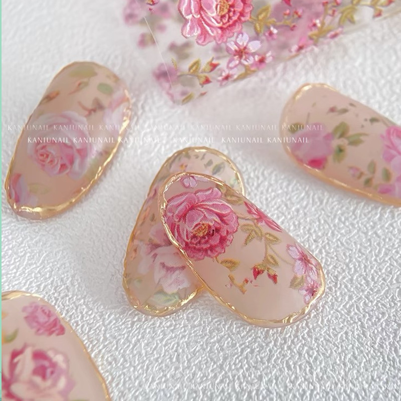 1Pc 100cm Flower Nail Foils fo - Transfer Paper Carbon 评论和价格