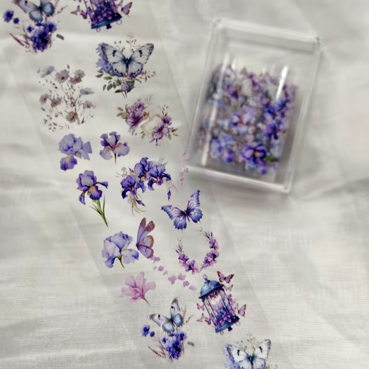 1Pc 100cm Flower Nail Foils fo - Transfer Paper Carbon 评论和价格