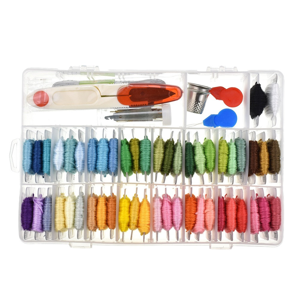 50 Assorted Embroidery Kit Sup - Embroidery Pattern 评论和价格