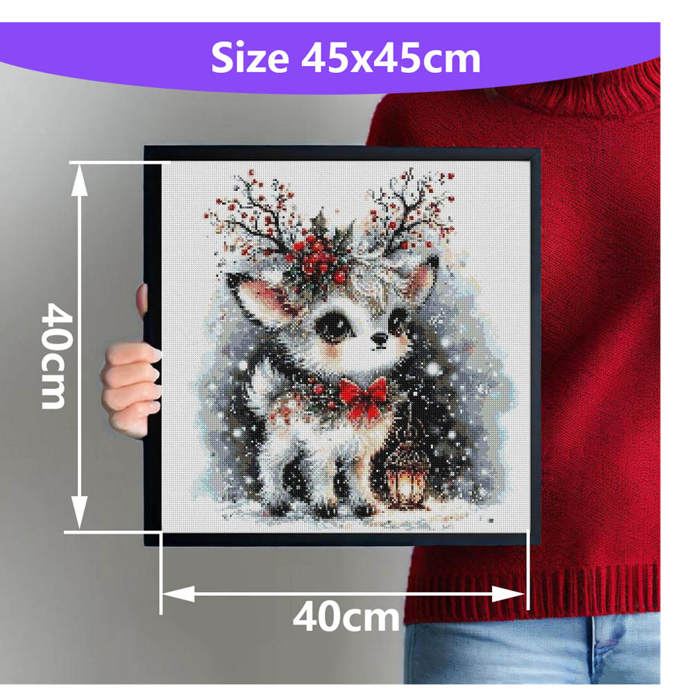 Full Drill Diamond Embroidery  - Embroidery Xmas Decorations 评论和价格