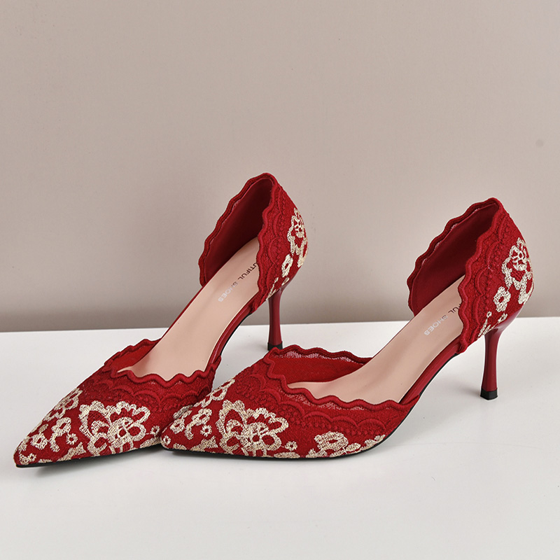 Luxury Red White Lace Embroide - Embroidery Designer 评论和价格