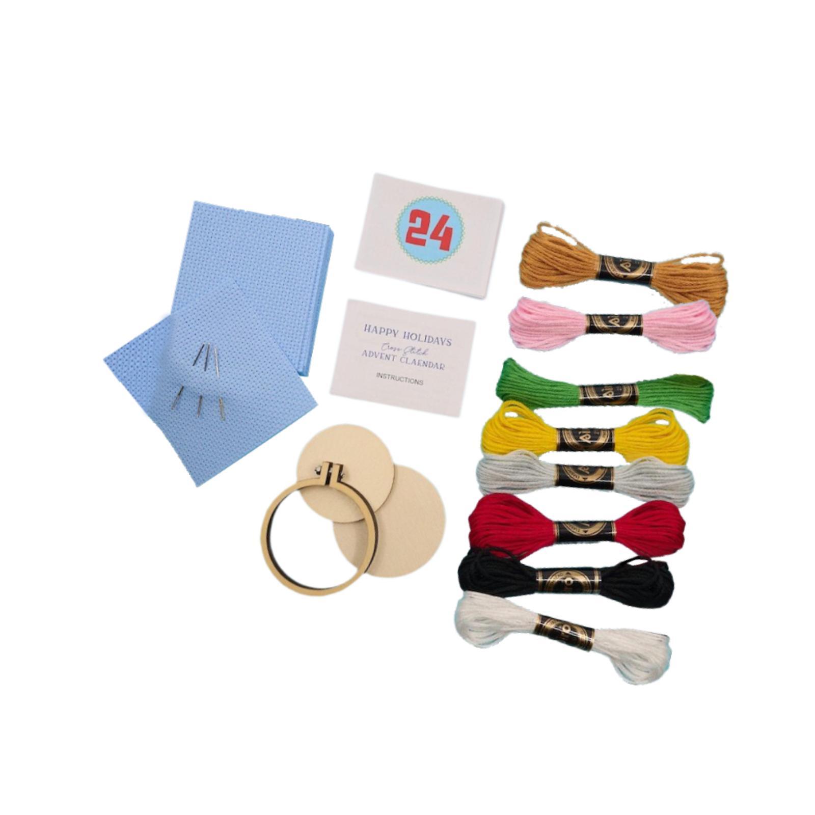 Christmas Advent Calendar,Xmas - Embroidery Xmas Decorations 评论和价格