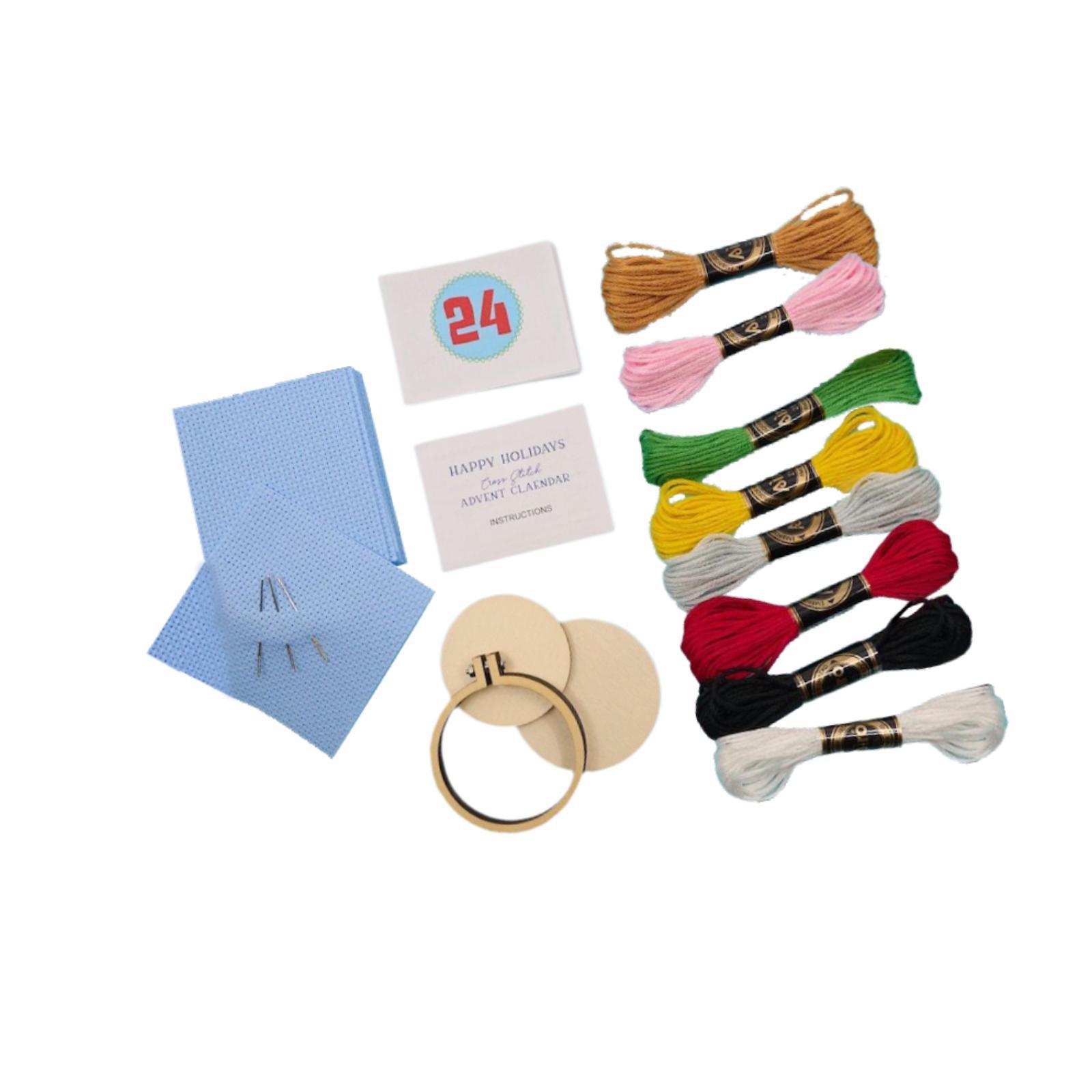 Christmas Advent Calendar,Xmas - Embroidery Xmas Decorations 评论和价格