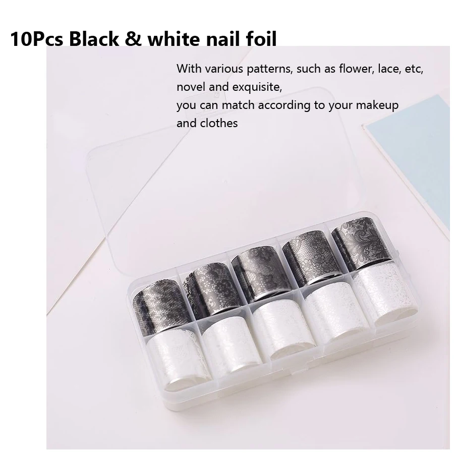 10 Rolls 2.5*60cm New Black Wh - Transfer Paper Carbon 评论和价格