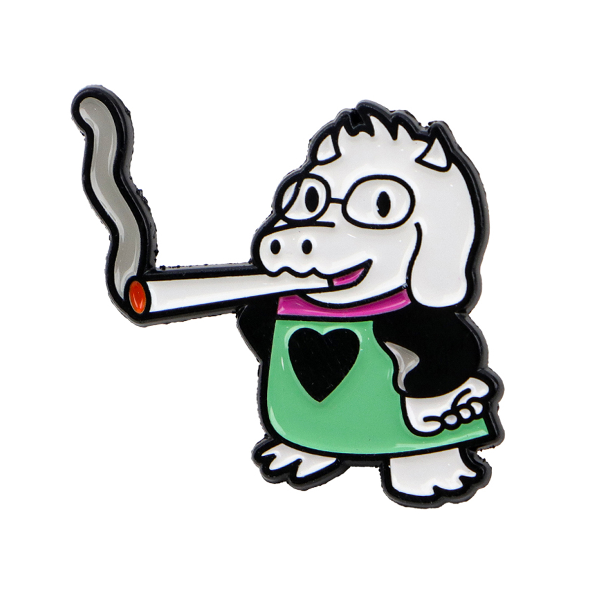 Funny Monster Enamel Pin Pixel - Embroidery Illustration 评论和价格