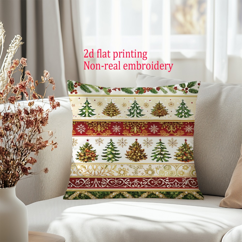 2pcs, 2D Flat Merry Christmas  - Embroidery Xmas Decorations 评论和价格