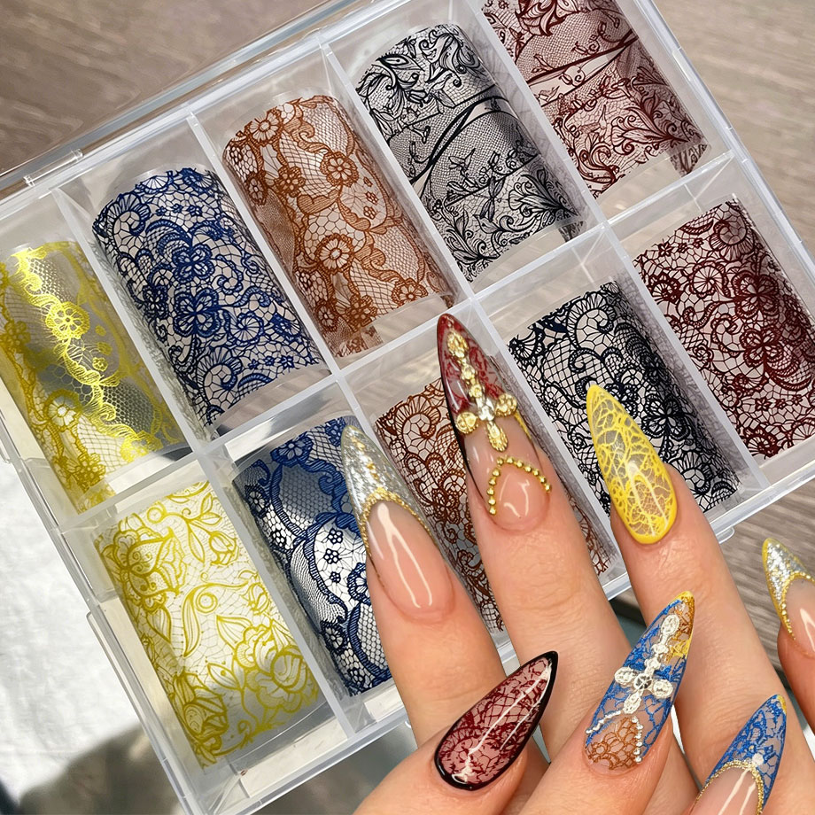 10Rolls Retro Colorful Lace Fo - Transfer Paper Carbon 评论和价格