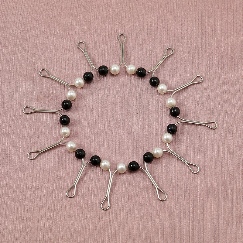 12pcs/Bag Muslim Hijab Pins Sc - Embroidery Eyebrow 评论和价格