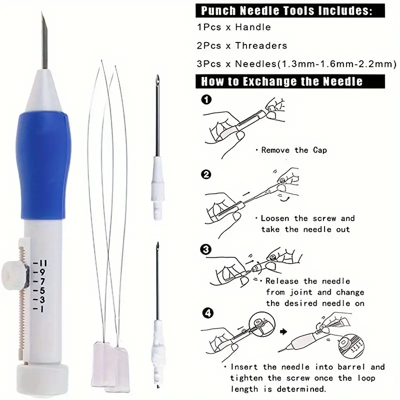 Embroidery Kit For Beginners A - Punch Needle Handle 评论和价格