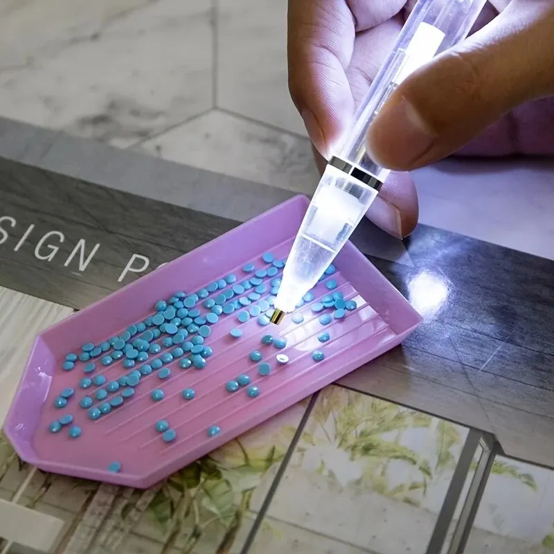 LED Light Diamond Painting Pen - Embroidery Art 评论和价格