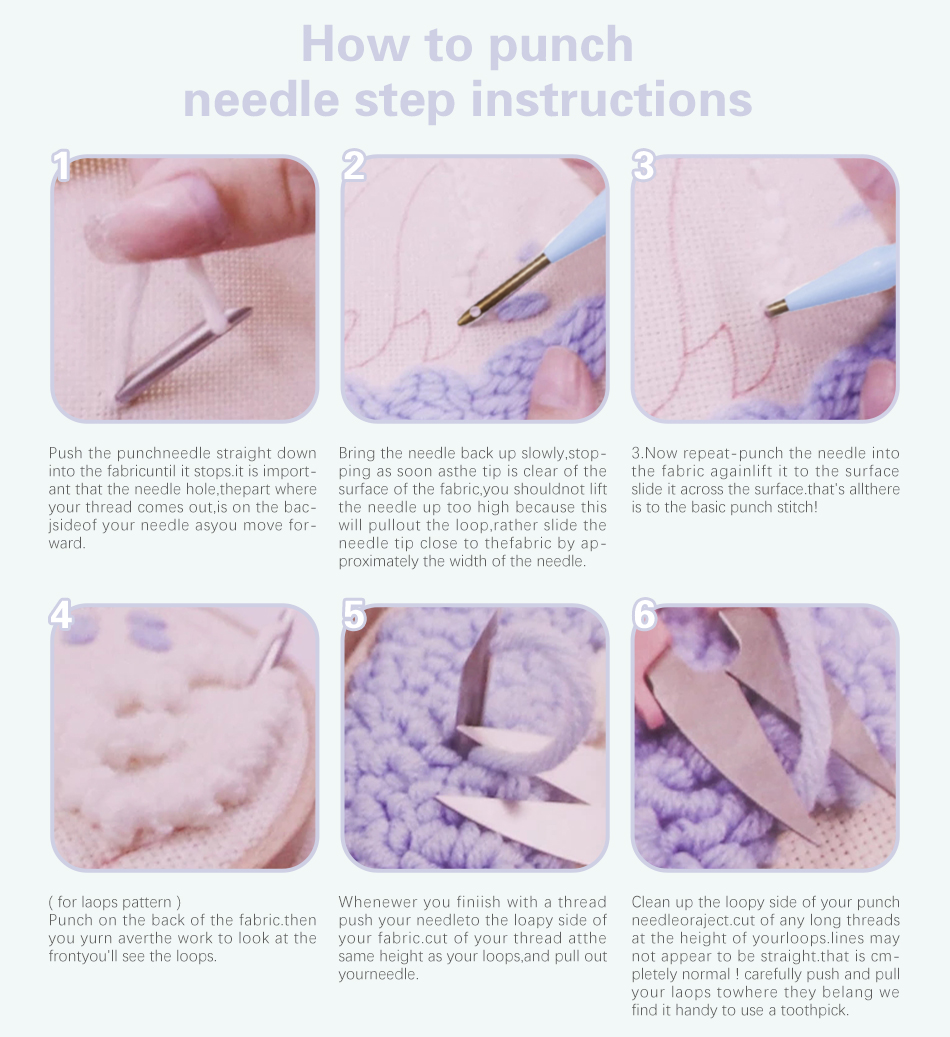 GATYZTORY Punch Needle Embroid - Punch Needle Handle 评论和价格