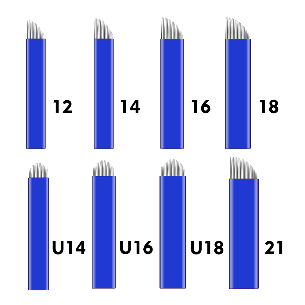 0.2mm 50/100PCS Blue Blades Ta - Embroidery Eyebrow 评论和价格