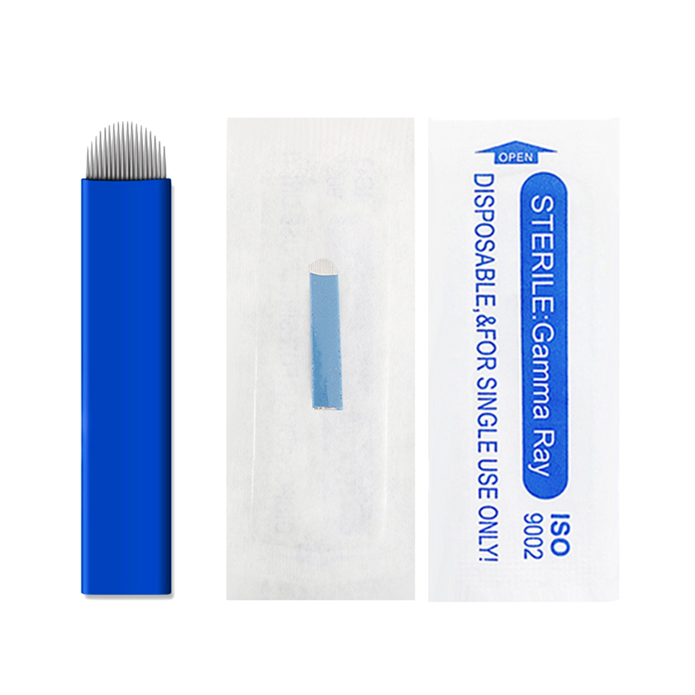 0.2mm 50/100PCS Blue Blades Ta - Embroidery Eyebrow 评论和价格