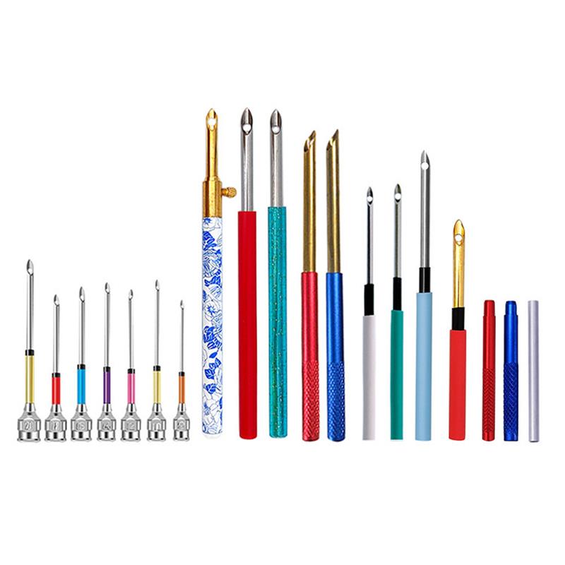 1-17Pcs Punch Needle Tool Kit  - Punch Needle Handle 评论和价格