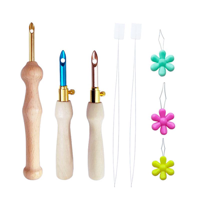 1-17Pcs Punch Needle Tool Kit  - Punch Needle Handle 评论和价格