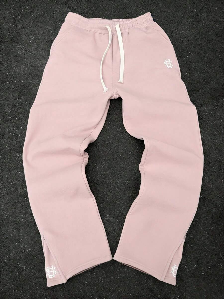 Men's Casual Sports Pants With - Embroidery Jersey 评论和价格
