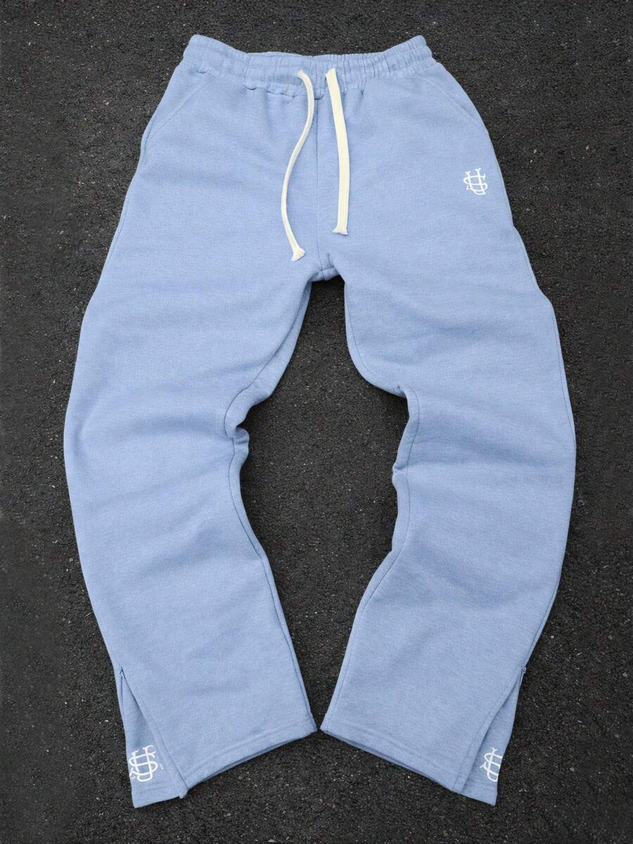 Men's Casual Sports Pants With - Embroidery Jersey 评论和价格