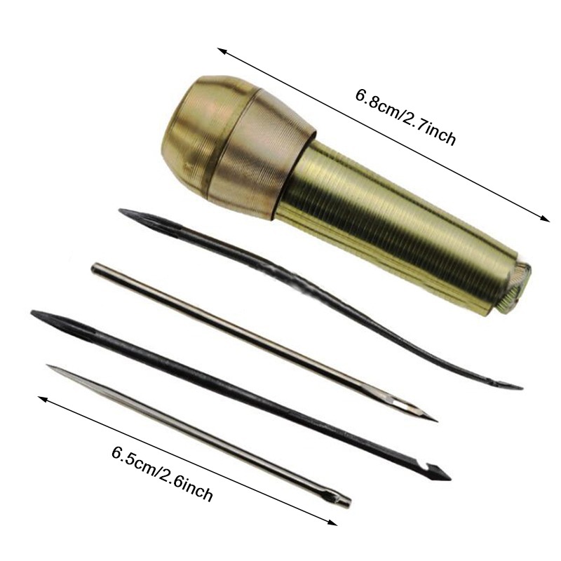 Copper Handle Sewing Awl DIY C - Punch Needle Handle 评论和价格