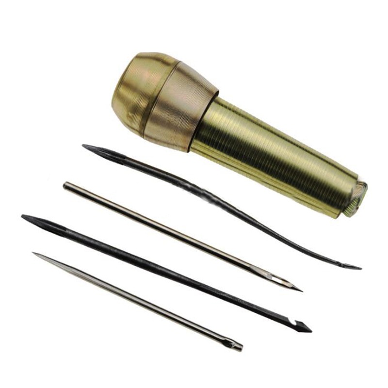 Copper Handle Sewing Awl DIY C - Punch Needle Handle 评论和价格