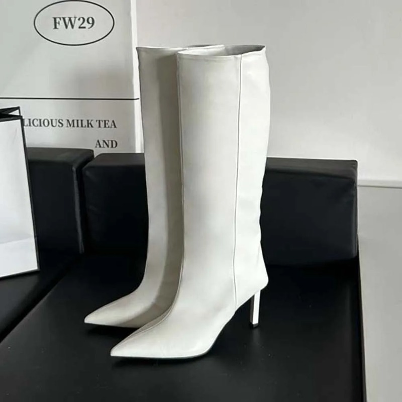 Luxury Women Long Boots Fashio - Embroidery Design Free 评论和价格