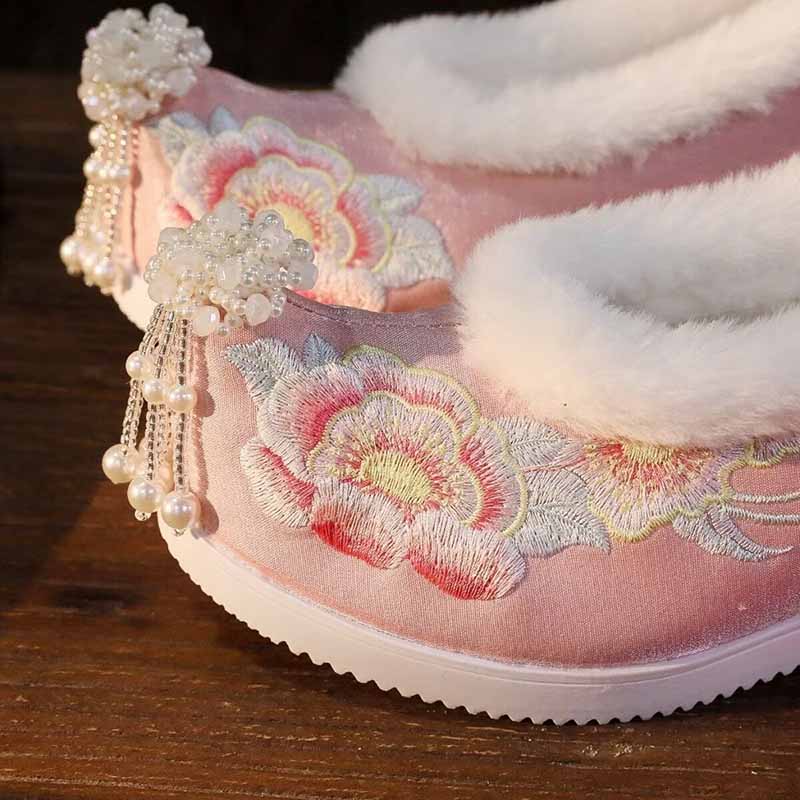 Women`s Plus Size 41# Hanfu Em - Embroidery Shoes 评论和价格