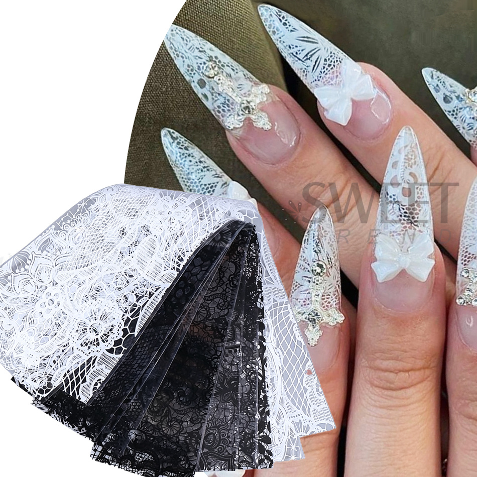 1 Pack Black White Lace Floral - Transfer Paper Carbon 评论和价格