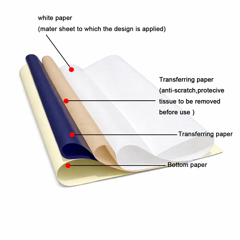 Audersigt 50/100Sheets Tattoo  - Transfer Paper Carbon 评论和价格