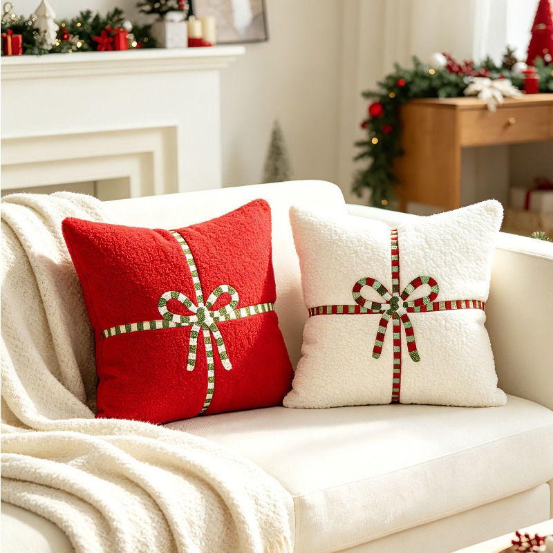 Christmas Teddy Fleece Throw P - Embroidery Xmas Decorations 评论和价格