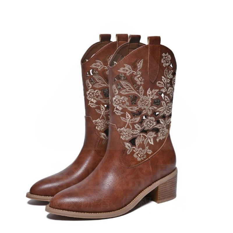 Retro Women Shoes Exquisite Ge - Embroidery Design Free 评论和价格