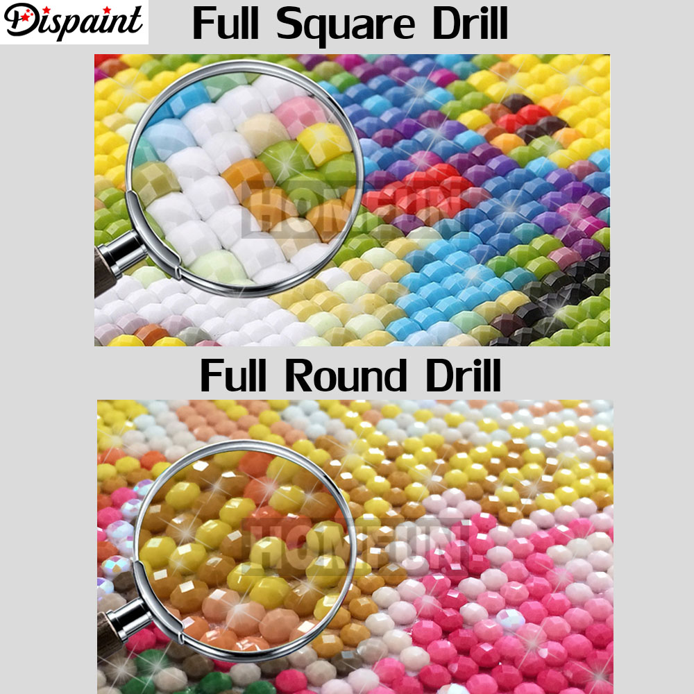 Dispaint Full Diamond Embroide - Embroidery Cross Stitch Patterns 评论和价格