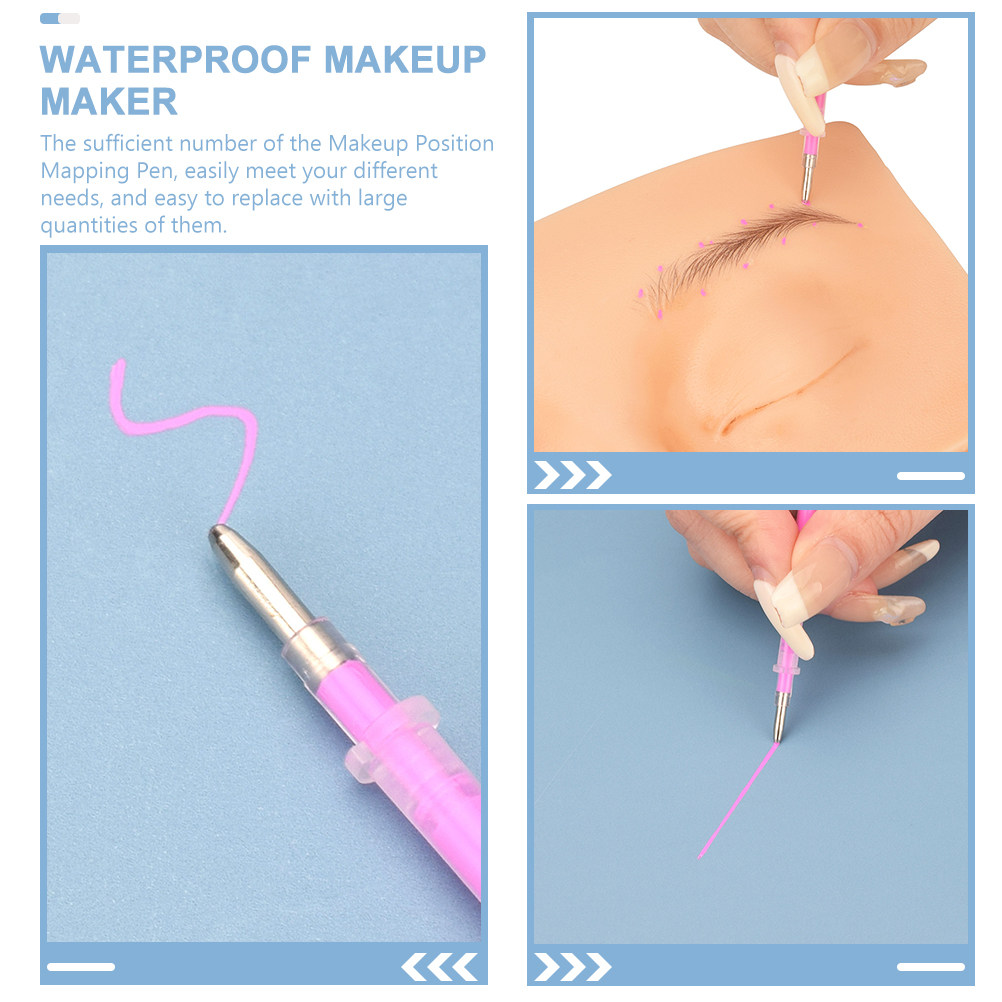 3Pcs Eyebrow Mapping Pen Profe - Embroidery Eyebrow 评论和价格