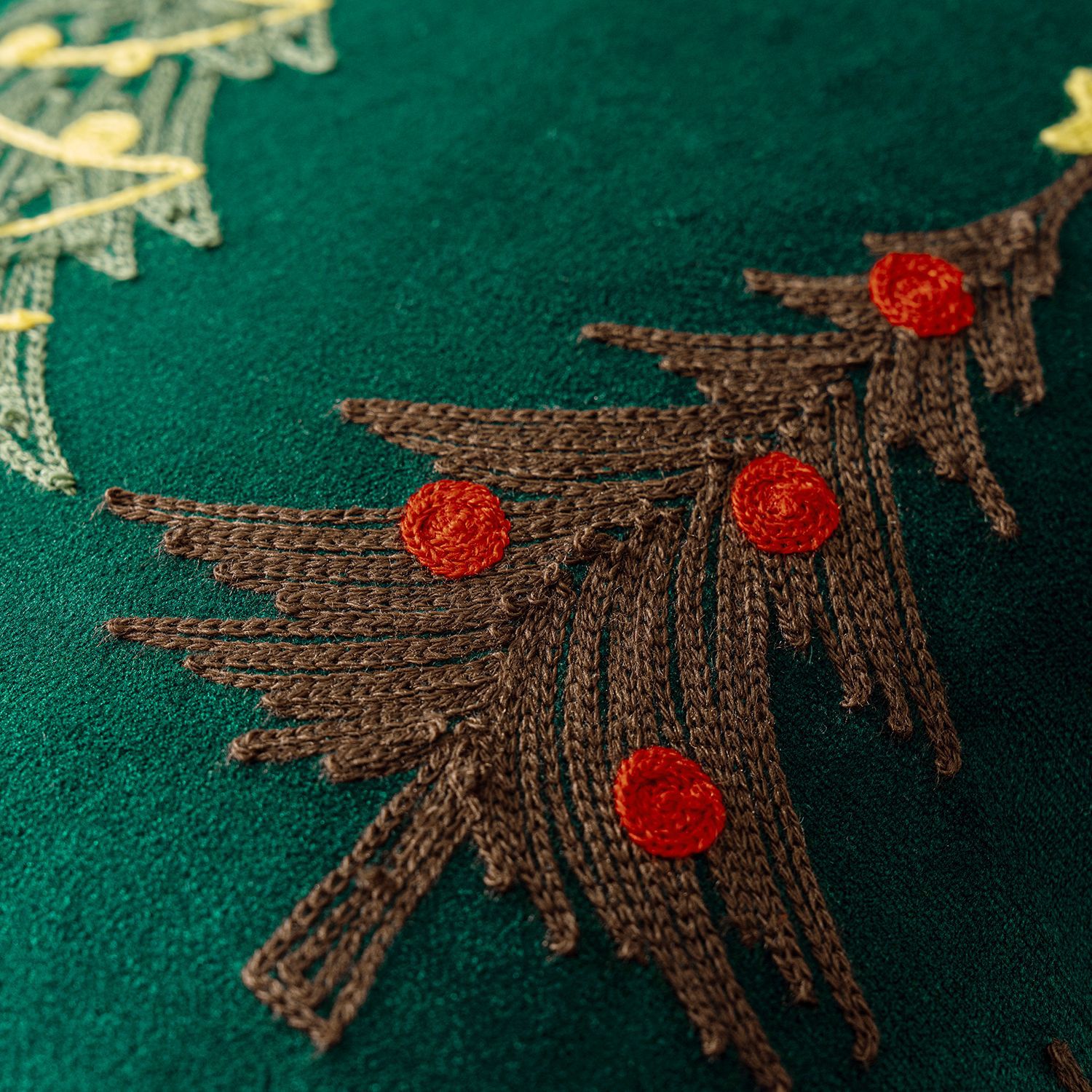 1pc Embroidery Cushion Cover C - Embroidery Xmas Decorations 评论和价格