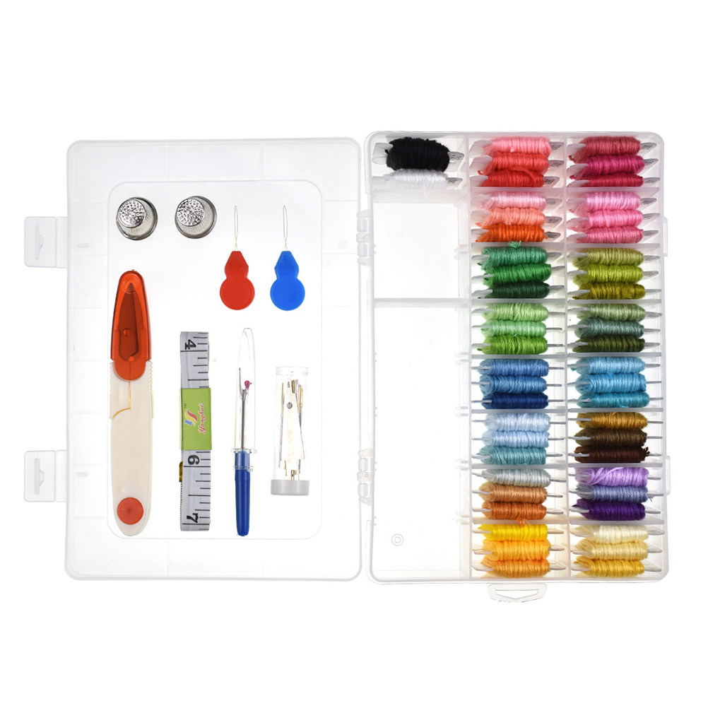 50 Assorted Embroidery Kit wit - Embroidery Pattern 评论和价格