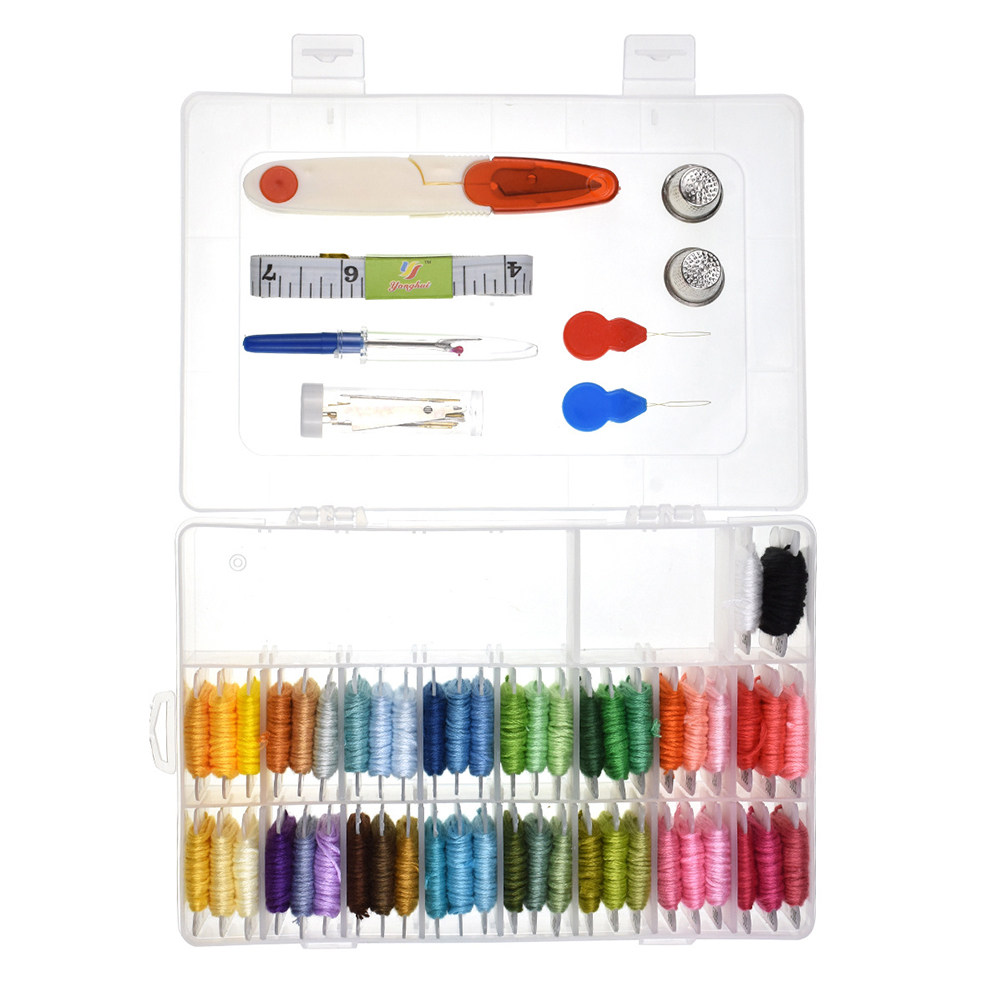 50 Assorted Embroidery Kit wit - Embroidery Pattern 评论和价格