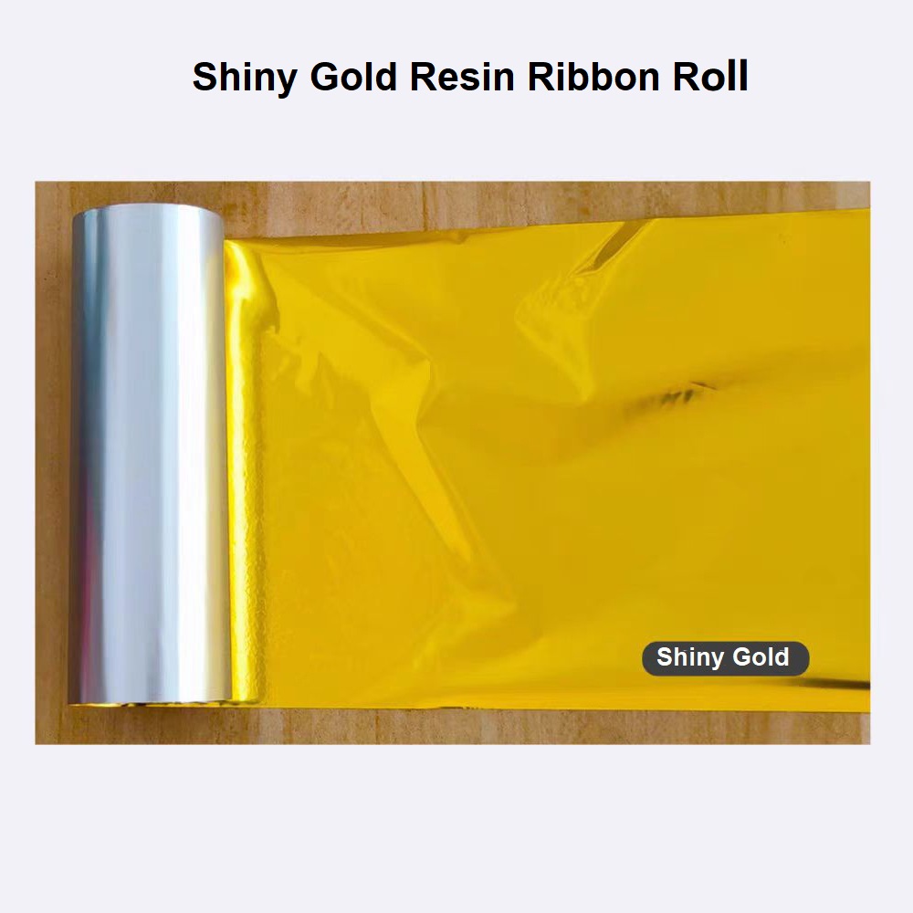 Bright Gold Foil Resin Ribbon  - Transfer Paper Carbon 评论和价格