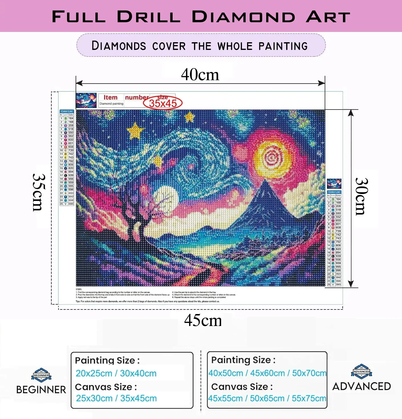 1pc frameless Cross Stitch Dia - Embroidery Pattern 评论和价格