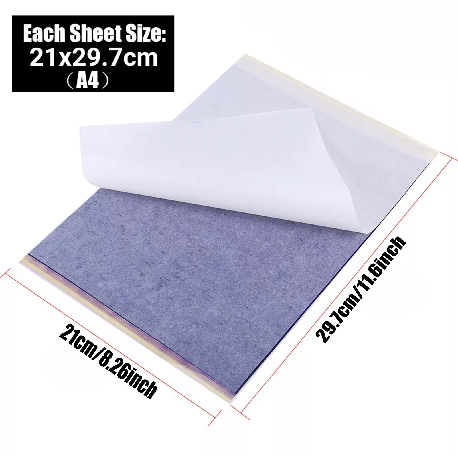 100PCS Professional Tattoo Tra - Transfer Paper Carbon 评论和价格