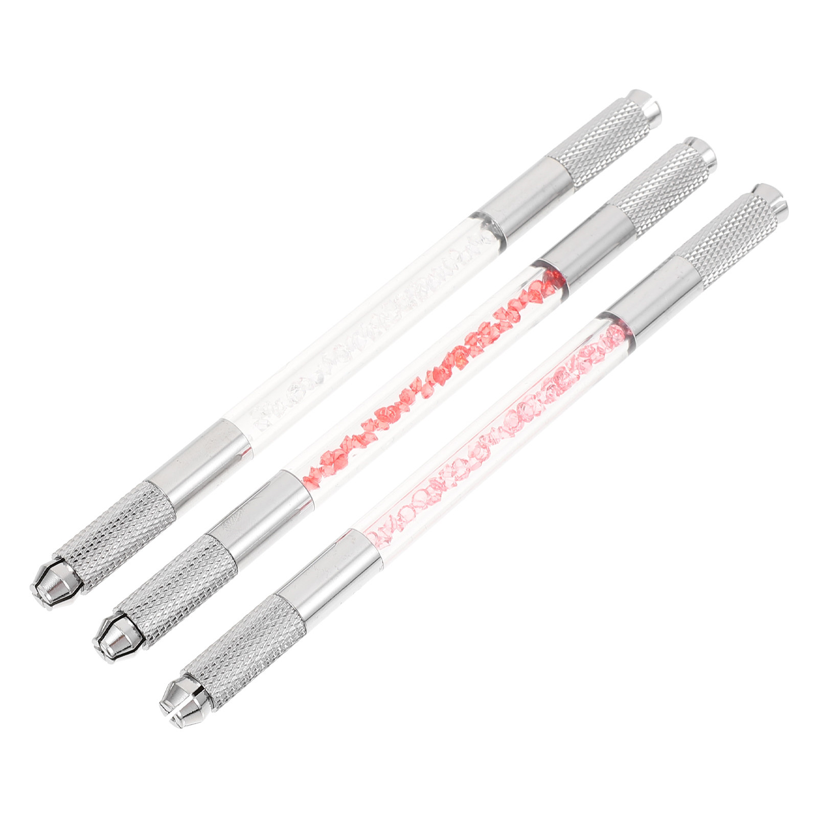 3Pcs Crystal Eyebrow Pens Doub - Embroidery Eyebrow 评论和价格