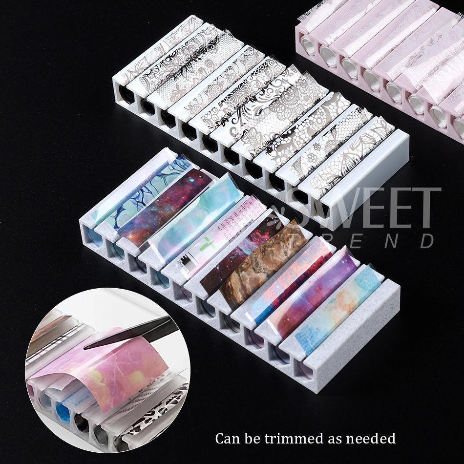 Nail Transfer Foils Storage Bo - Transfer Paper Carbon 评论和价格